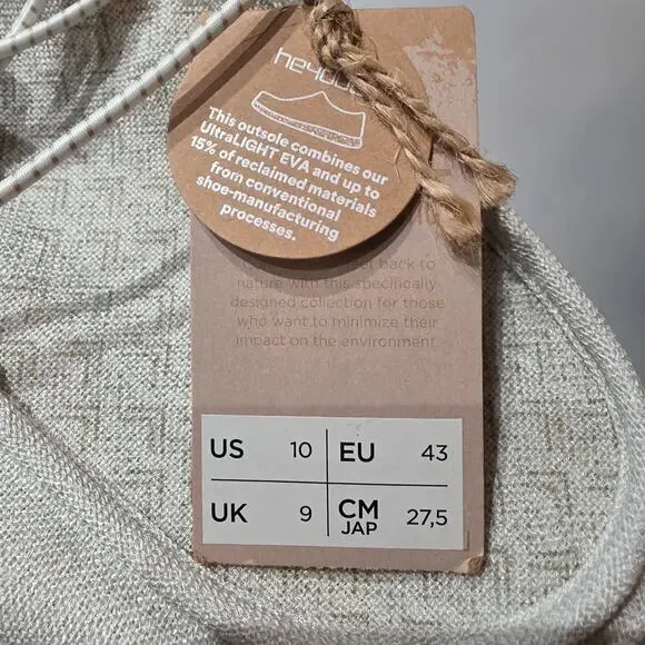 Hey Dude Wally Eco Linen Cottonwood Casual Shoes Men's Loafers - US 10 NWT - Picture 4 of 10